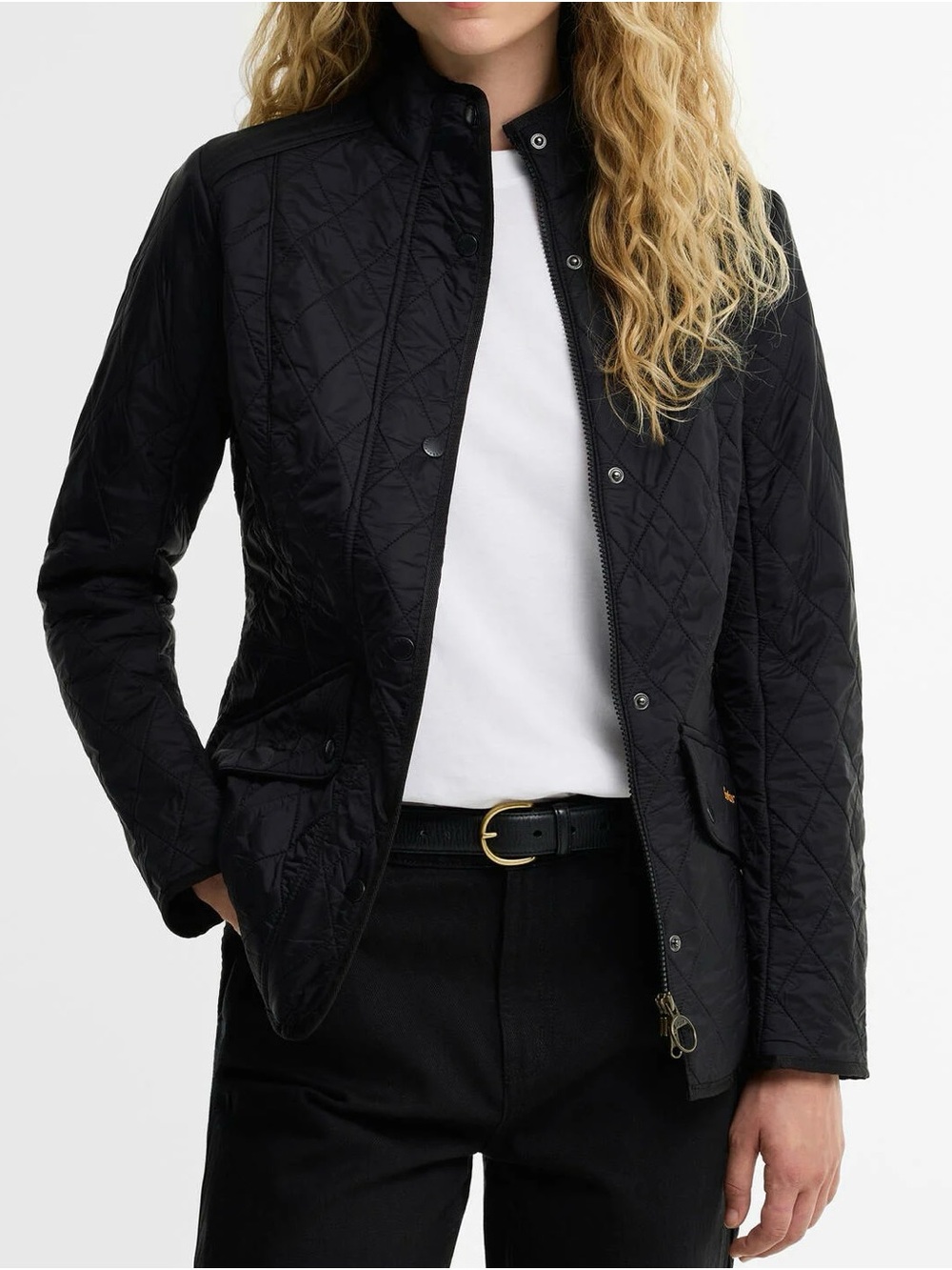 Barbour Women's Cavalry Polarquilt Jacket black Size US 10 / UK 14